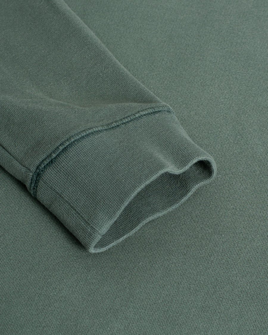 Herren | Pullover | Pre-owned | Sunspel Loopback Half Zip Sweatshirt Racing Green