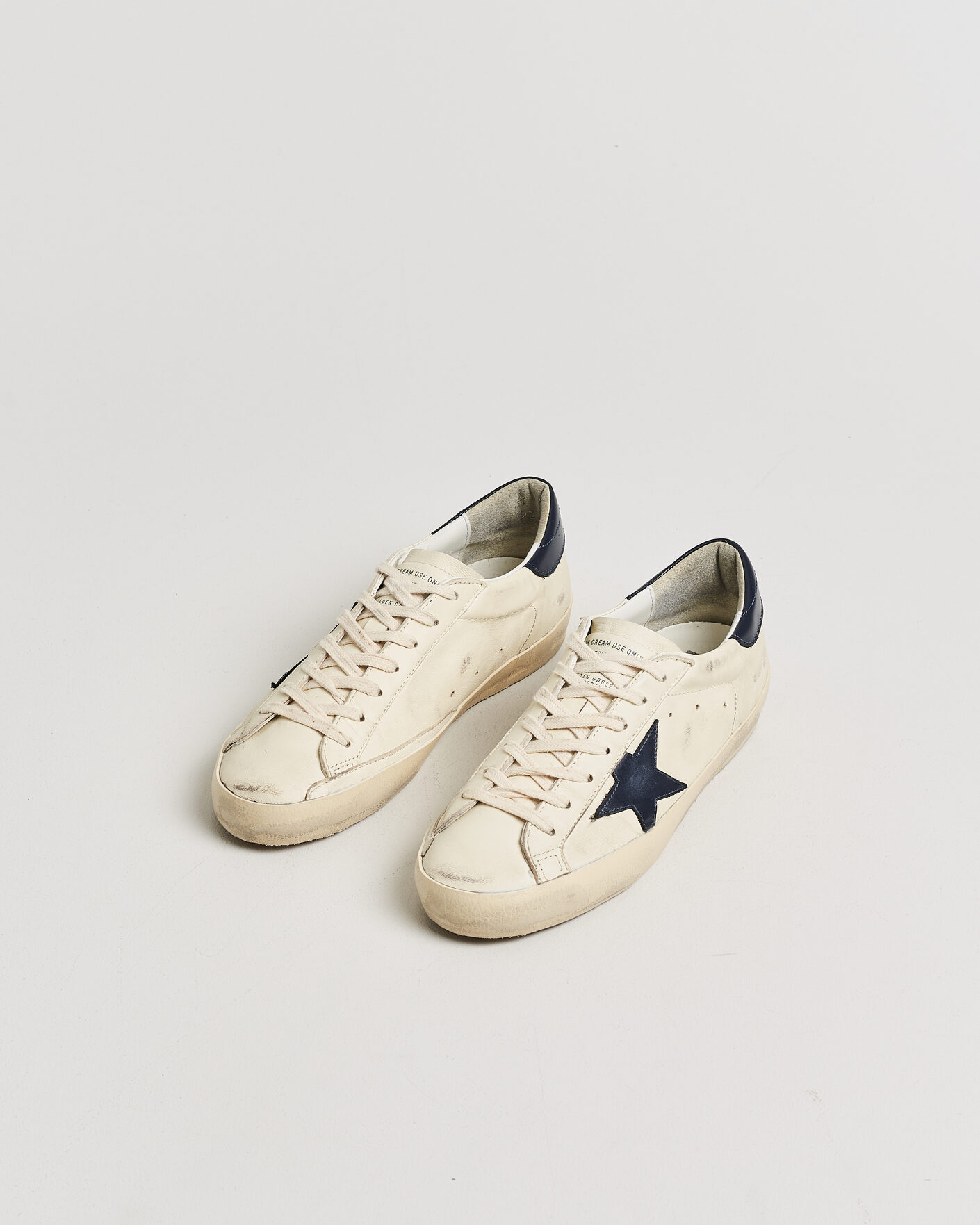Herren | Pre-owned Schuhe | Pre-owned | Golden Goose Super-Star Sneakers Beige/Midnight 41