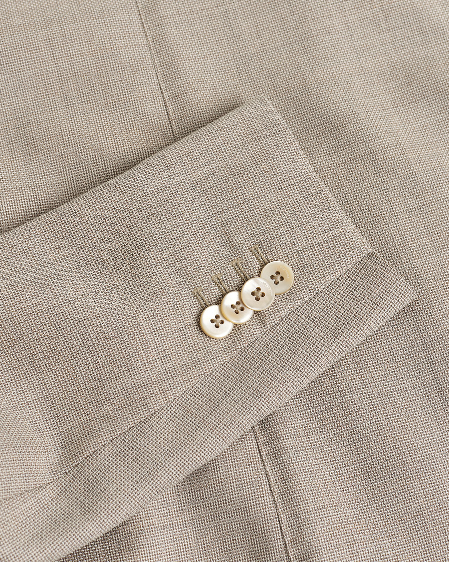 Herren | Pre-owned Sakkos | Pre-owned | Boglioli K Jacket Wool Hopsack Blazer Beige 46