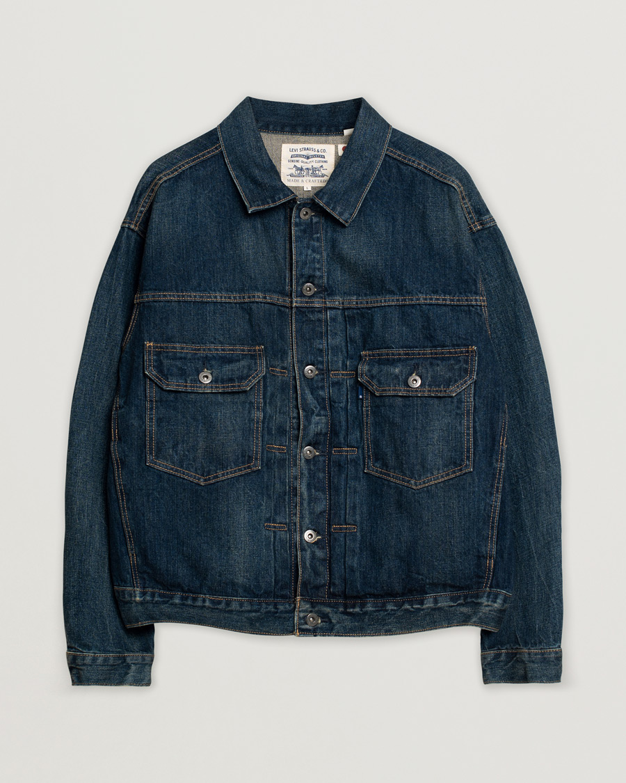 Herren | Jacken | Pre-owned | Levi's Oversized Denim Trucker Dark Rush