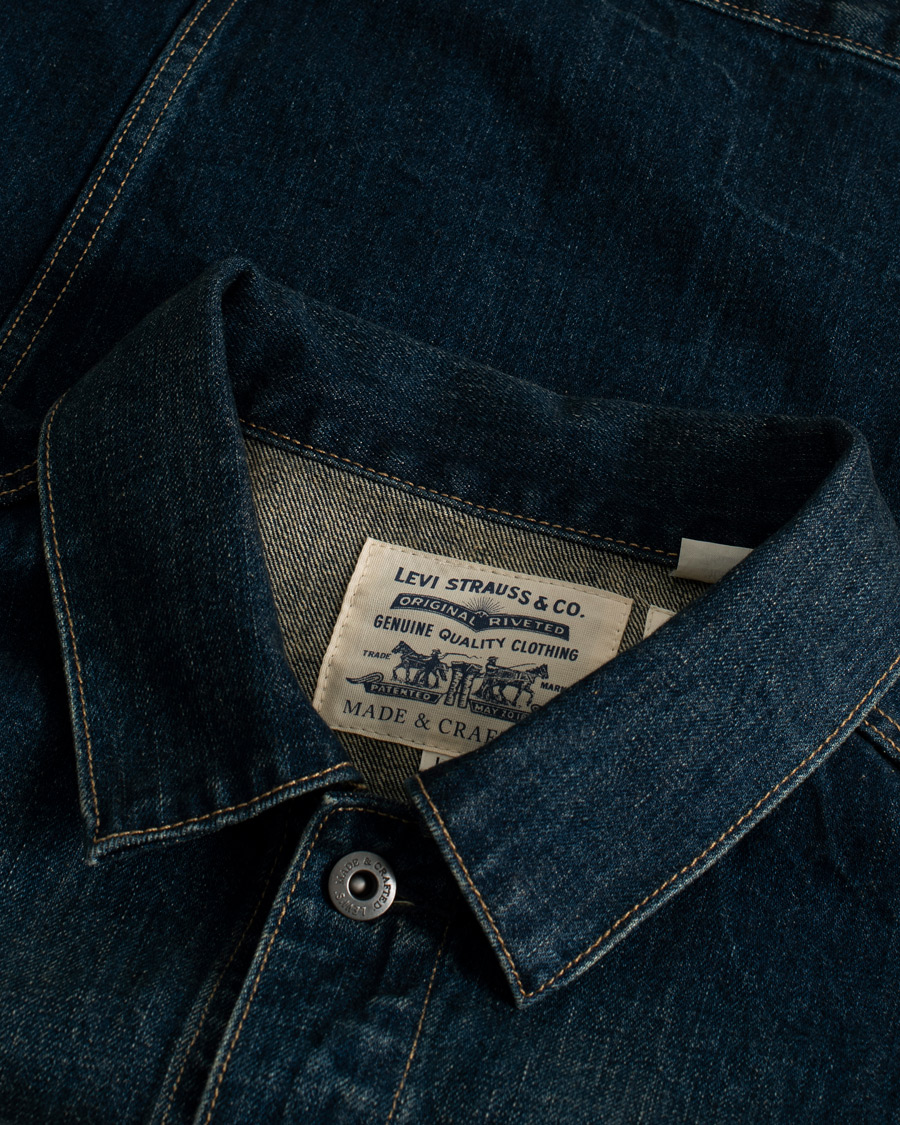 Herren | Jacken | Pre-owned | Levi's Oversized Denim Trucker Dark Rush