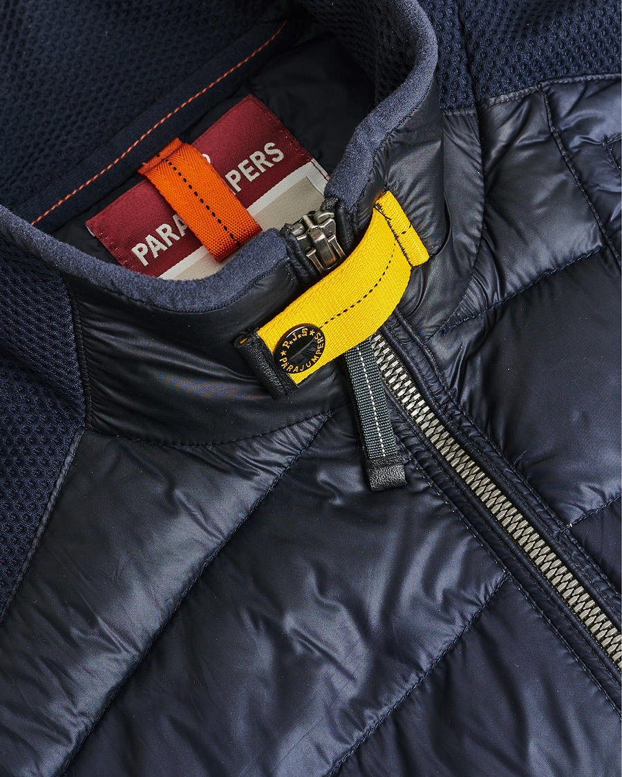 Herren | Parajumpers Zavier Hybrid Vest Navy | Pre-owned | Parajumpers Zavier Hybrid Vest Navy