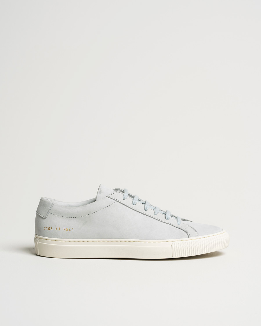 Herren | Common Projects Original Achilles Nubuck Sneaker Grey | Pre-owned | Common Projects Original Achilles Nubuck Sneaker Grey