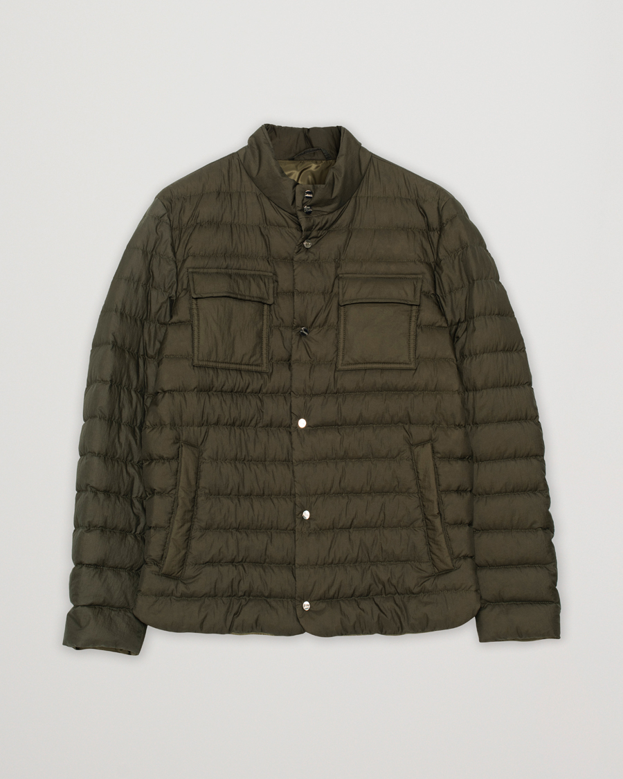 Herren | Jacken | Pre-owned | Herno Nylon Jacket Dark Olive 48