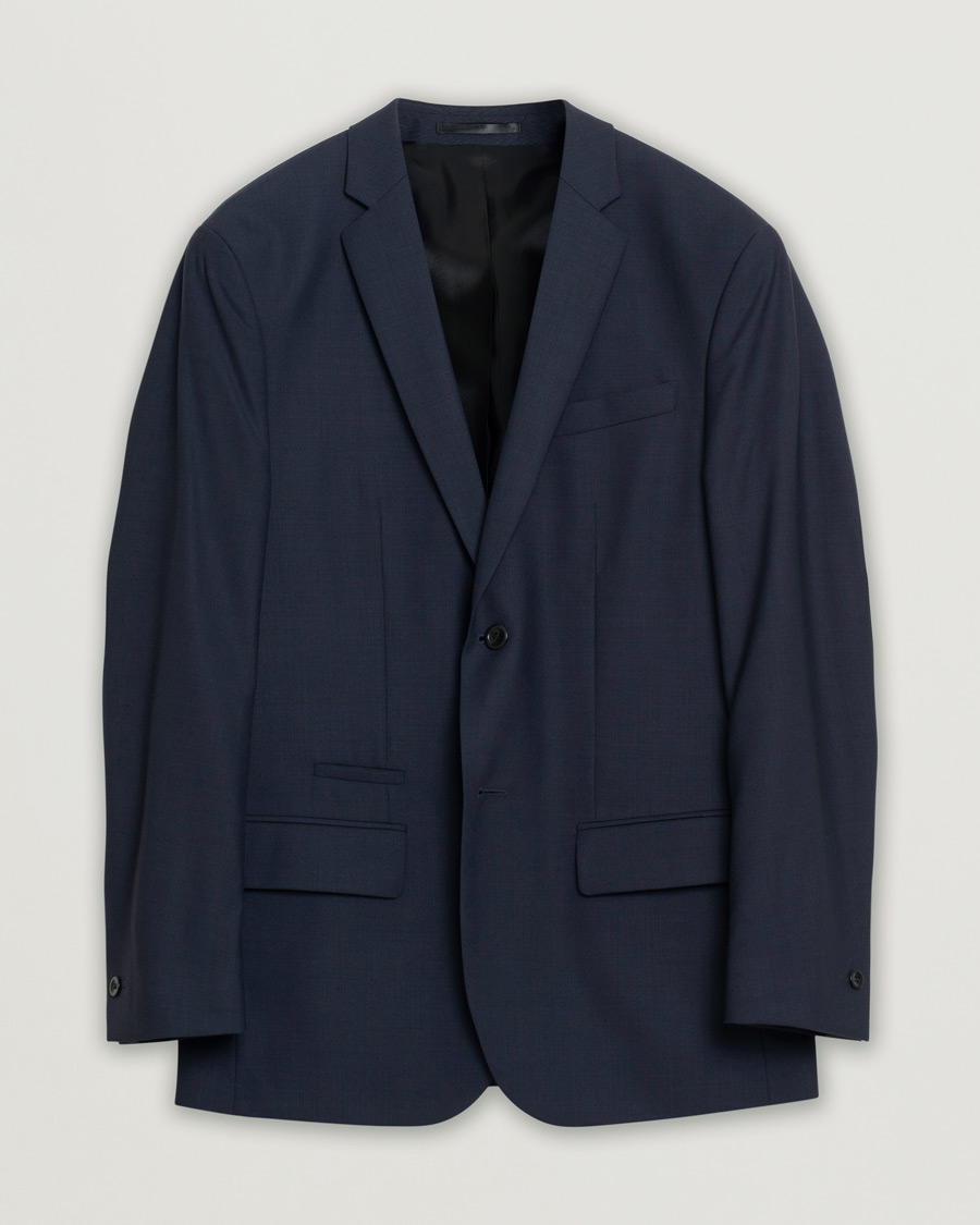 Herren | Sakkos | Pre-owned | Filippa K Rick Cool Wool Suit Jacket Dark Navy