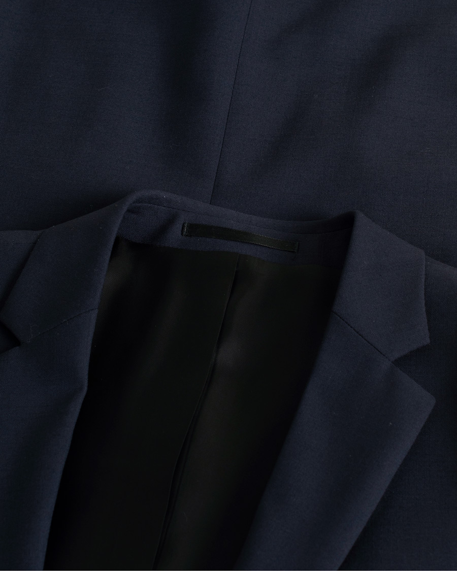 Herren | Sakkos | Pre-owned | Filippa K Rick Cool Wool Suit Jacket Dark Navy