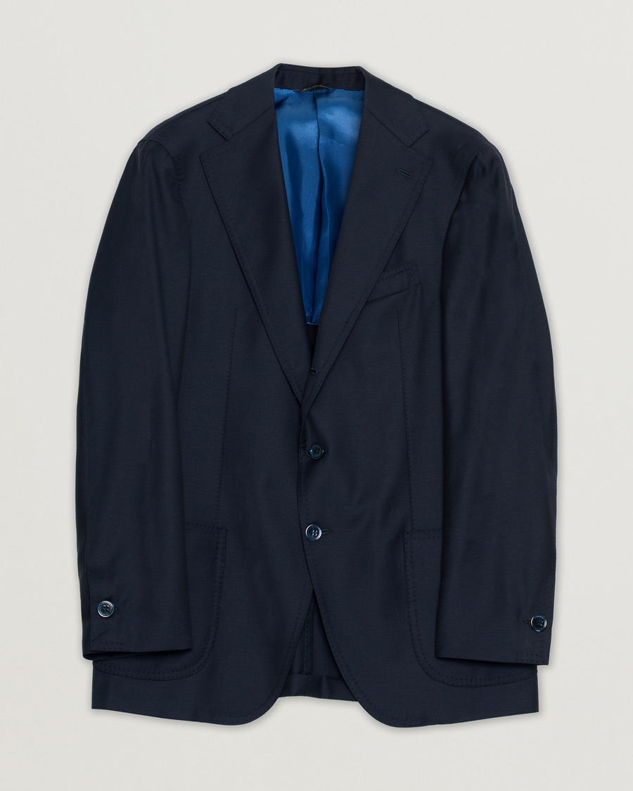 Herren | Pre-owned Sakkos | Pre-owned | Gabo Naopli Navy Wool Blazer 52