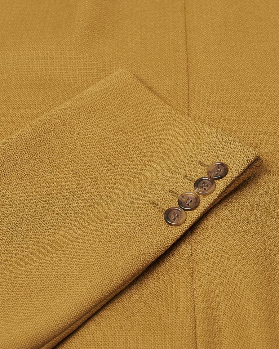 Herren | Pre-owned Sakkos | Pre-owned | Oscar Jacobson Vintage Wool Blazer Mustard 50