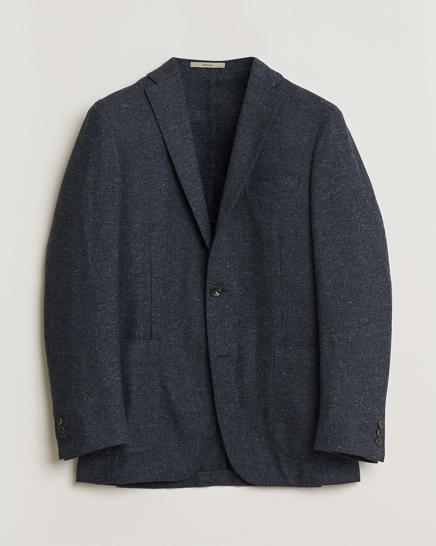 Herren | Pre-owned Sakkos | Pre-owned | Boglioli Dover Wool Blazer Navy Melange 48