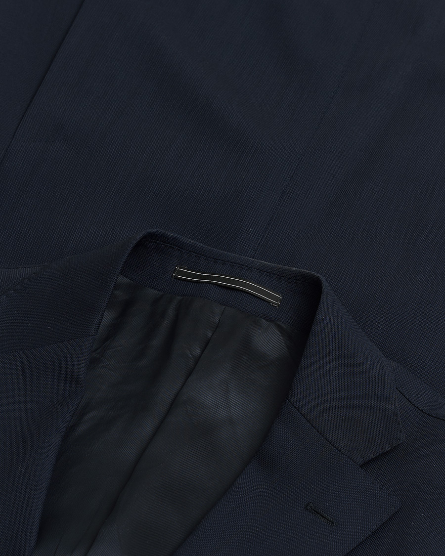 Herren | Pre-owned Sakkos | Pre-owned | Corneliani Wool Hopsack Blazer Navy 48