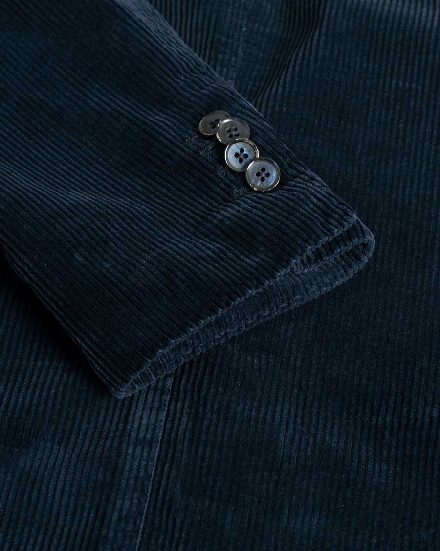 Herren | Sakkos | Pre-owned | L.B.M. 1911 Jack Corduroy Blazer Navy 50
