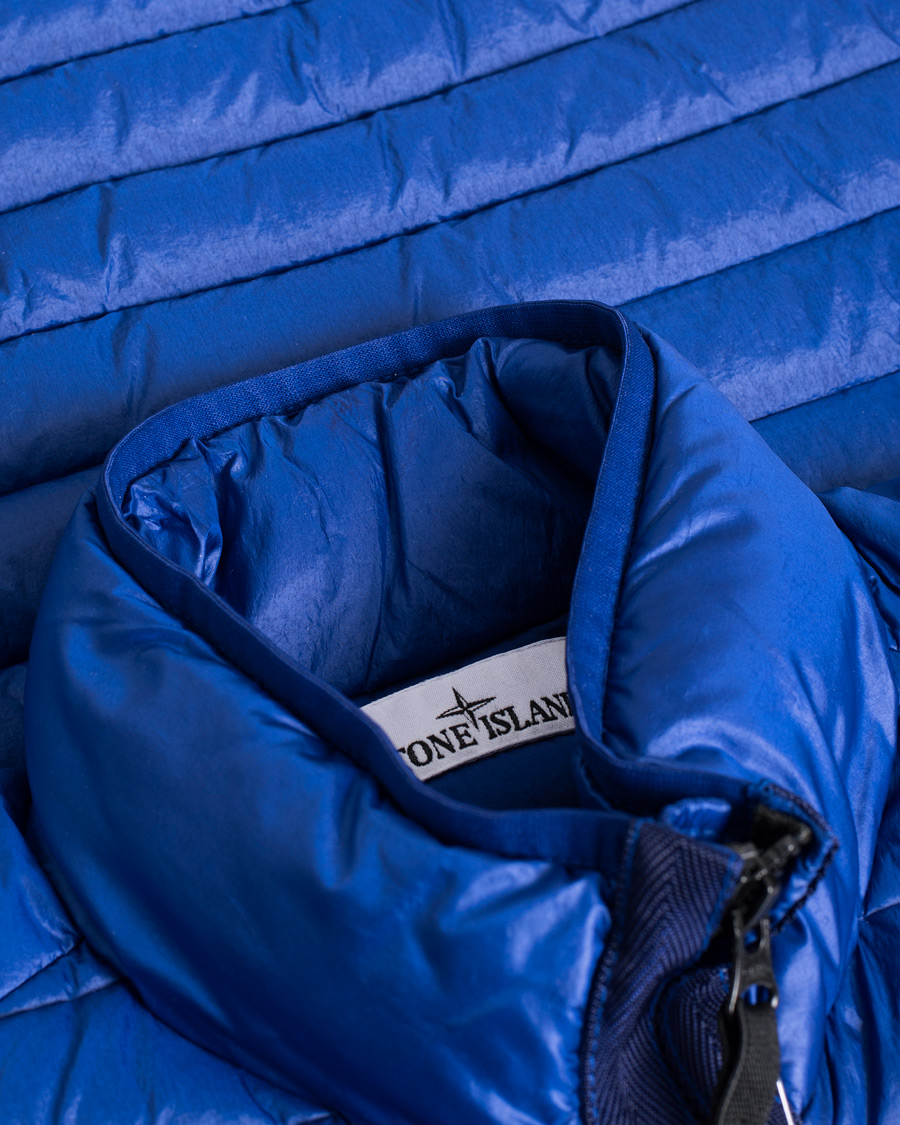 Herren | Jacken | Pre-owned | Stone Island Recycled Nylon Down-TC Vest Bright Blue