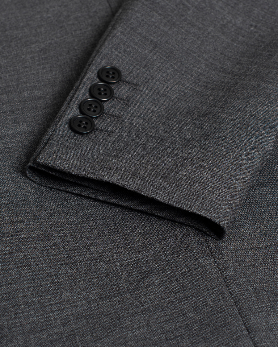 Herren | Sakkos | Pre-owned | Sunflower Single Breasted Wool Blazer Antracite