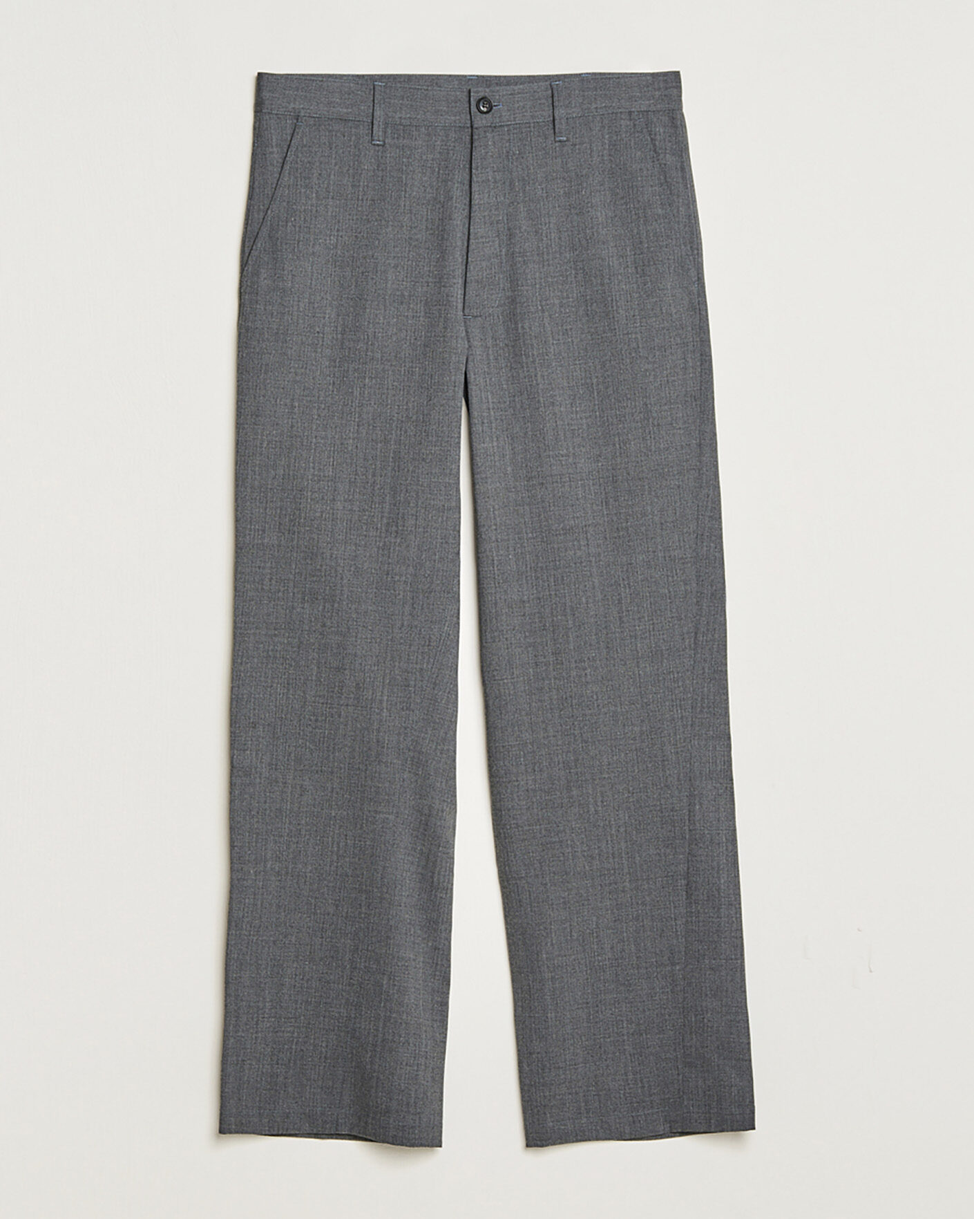 Herren | Pre-owned Hosen | Pre-owned | Sunflower Wide Twist Wool Trousers Grey Melange 48