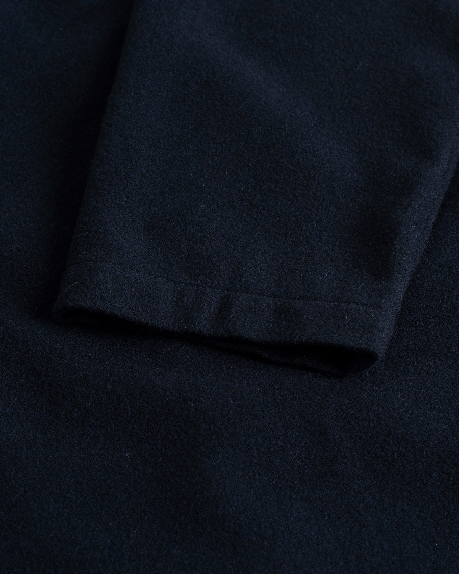 Herren | Jacken | Pre-owned | Massimo Alba Florida Wool, Silk & Cashmere Shirt Jacket Navy M
