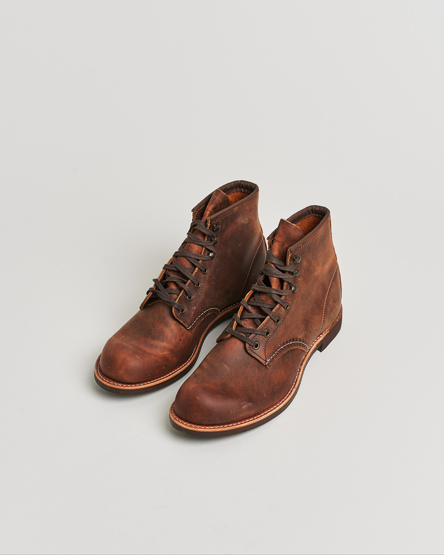 Herren | Red Wing Shoes Blacksmith Boot Briar Oil Slick Leather | Pre-owned | Red Wing Shoes Blacksmith Boot Briar Oil Slick Leather