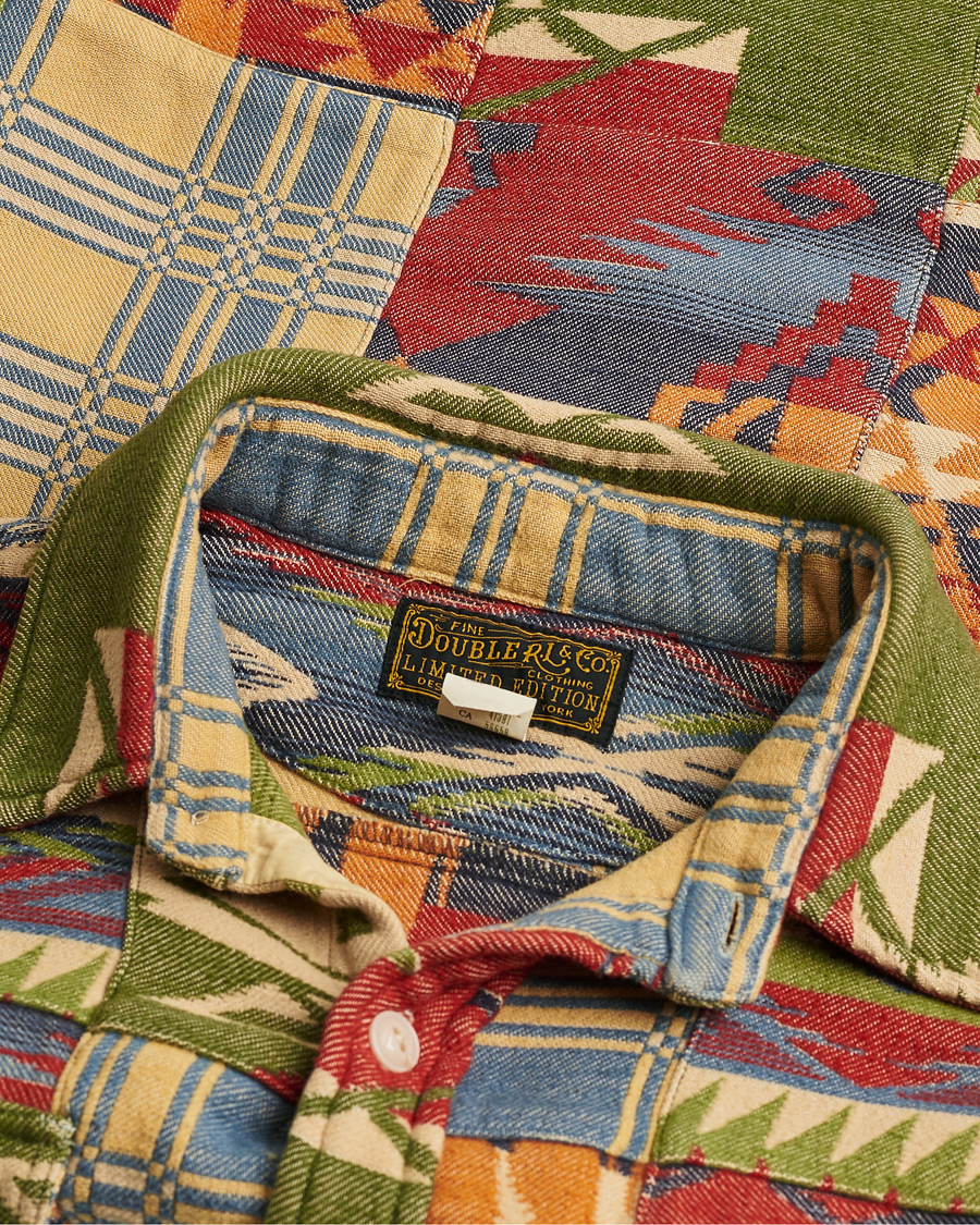 Herren | Hemden | Pre-owned | RRL Matlock Patchwork Workshirt Red/Multi M