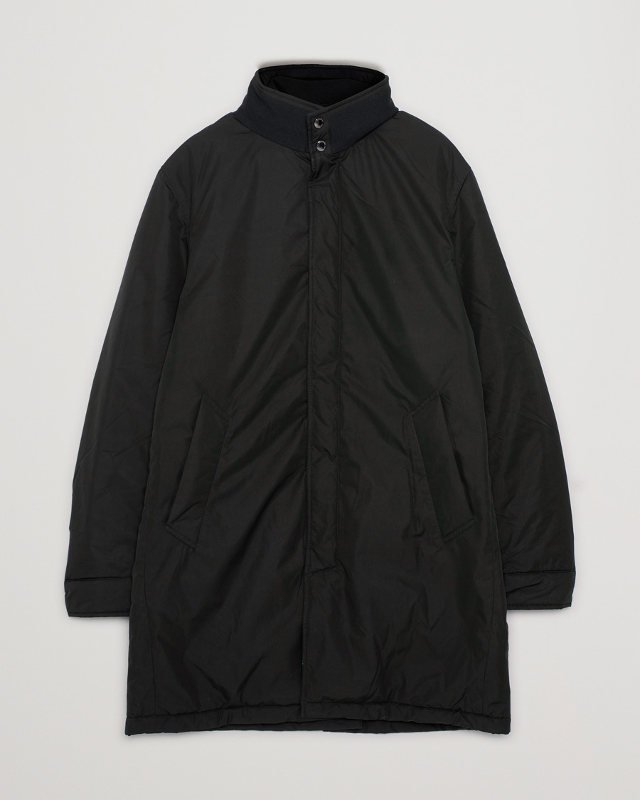 Herren | J.Lindeberg Hollis Tech Padded Coat Black | Pre-owned | J.Lindeberg Hollis Tech Padded Coat Black