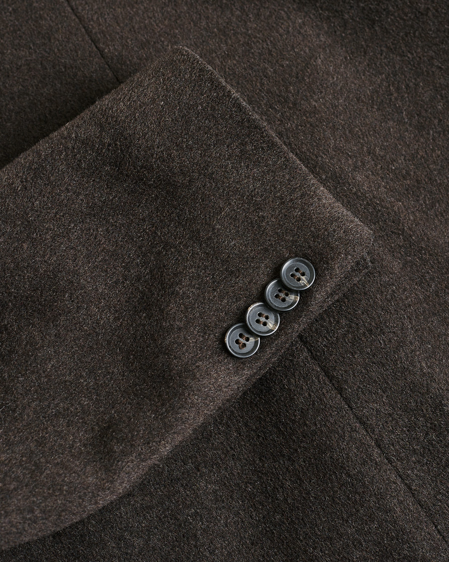 Herren | Pre-owned Jacken | Pre-owned | Oscar Jacobson Sebastian Wool/Cashmere Double Breasted Coat Brown 48