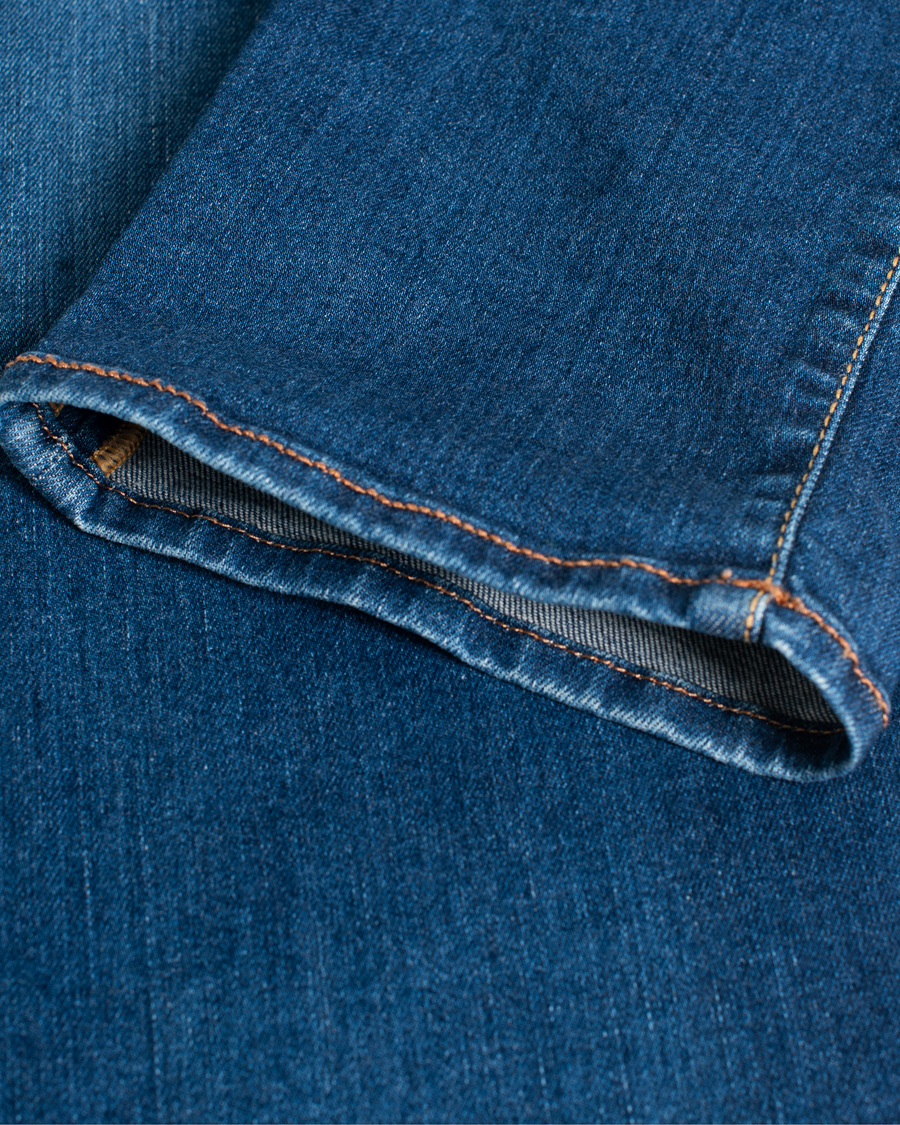 Herren | Jeans | Pre-owned | Jacob Cohën Nick Slim Fit Stretch Jeans Mid Blue