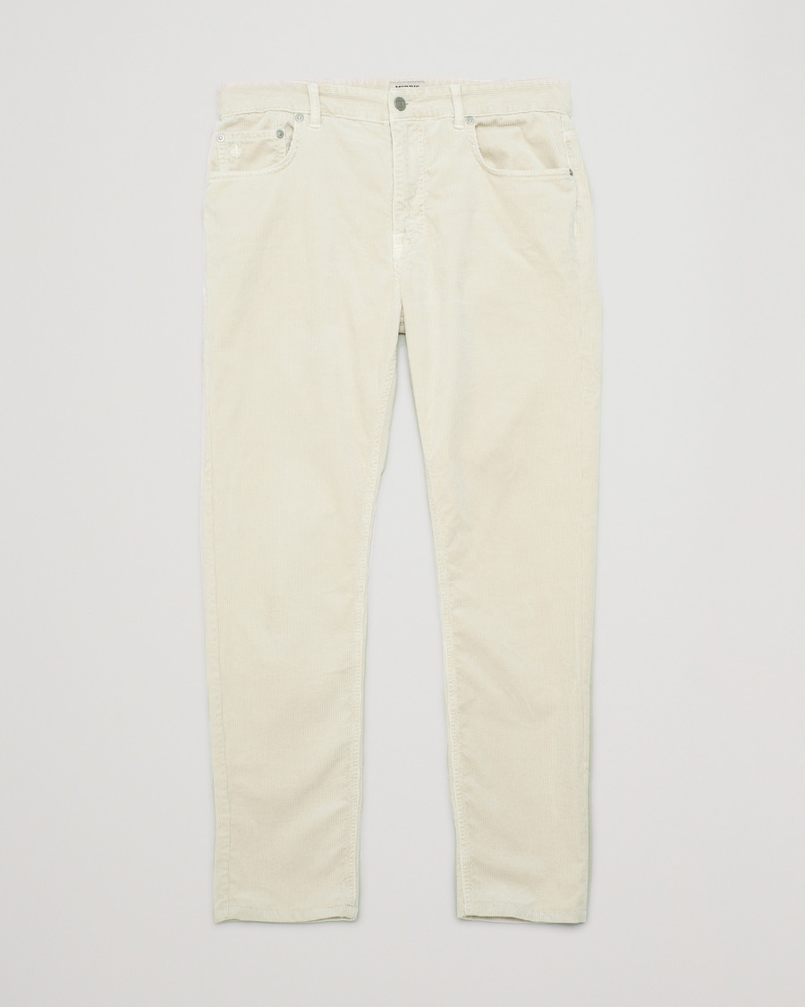 Herren | Morris James Corduroy 5-Pocket Pant Off White | Pre-owned | Morris James Corduroy 5-Pocket Pant Off White