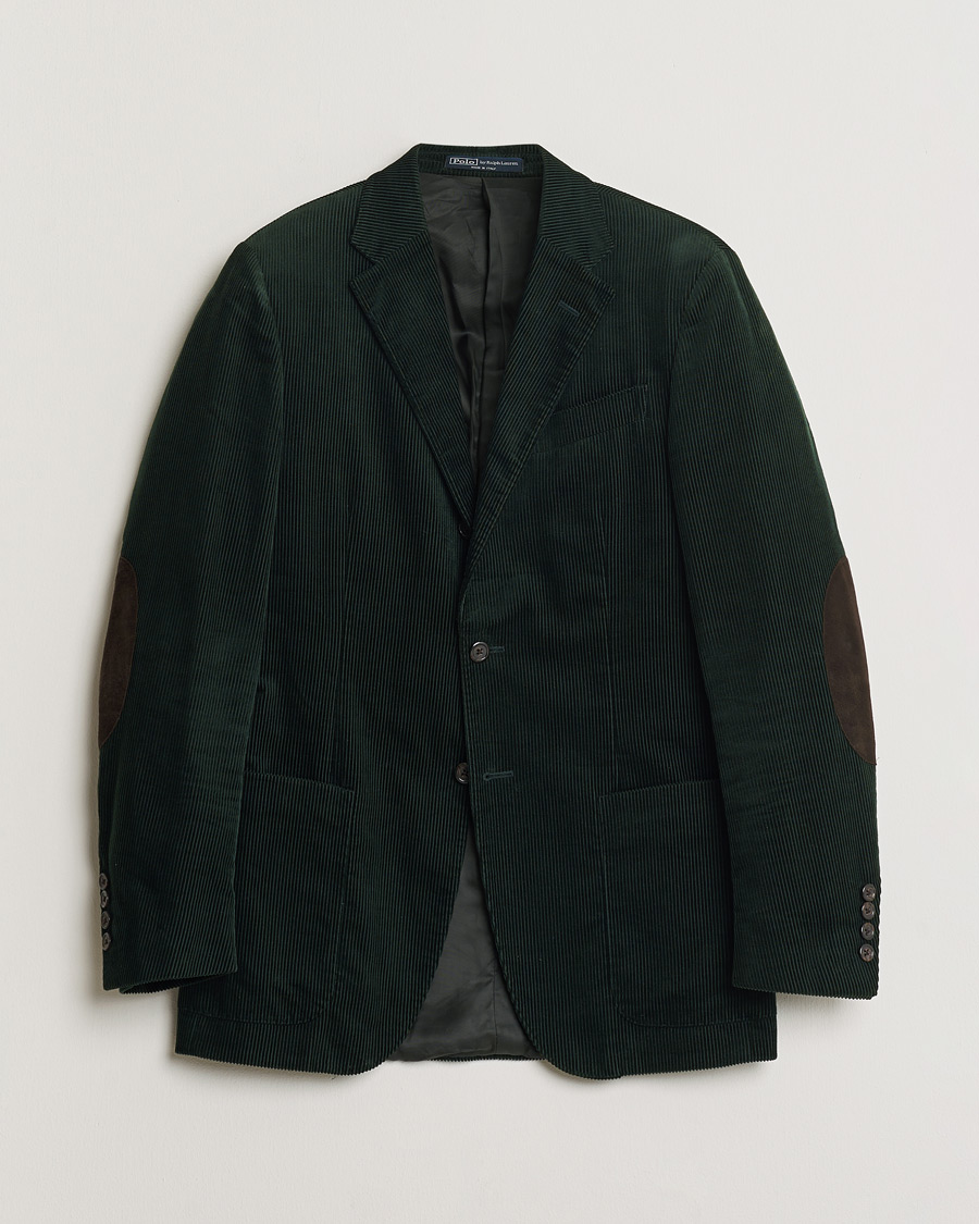 Herren | Pre-owned Sakkos | Pre-owned | Polo Ralph Lauren Corduroy Green Blazer 48