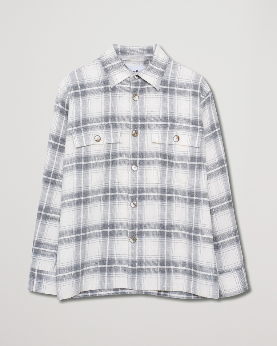 Herren | Jacken | Pre-owned | NN07 Soren Checked Shirt Jacket Grey L