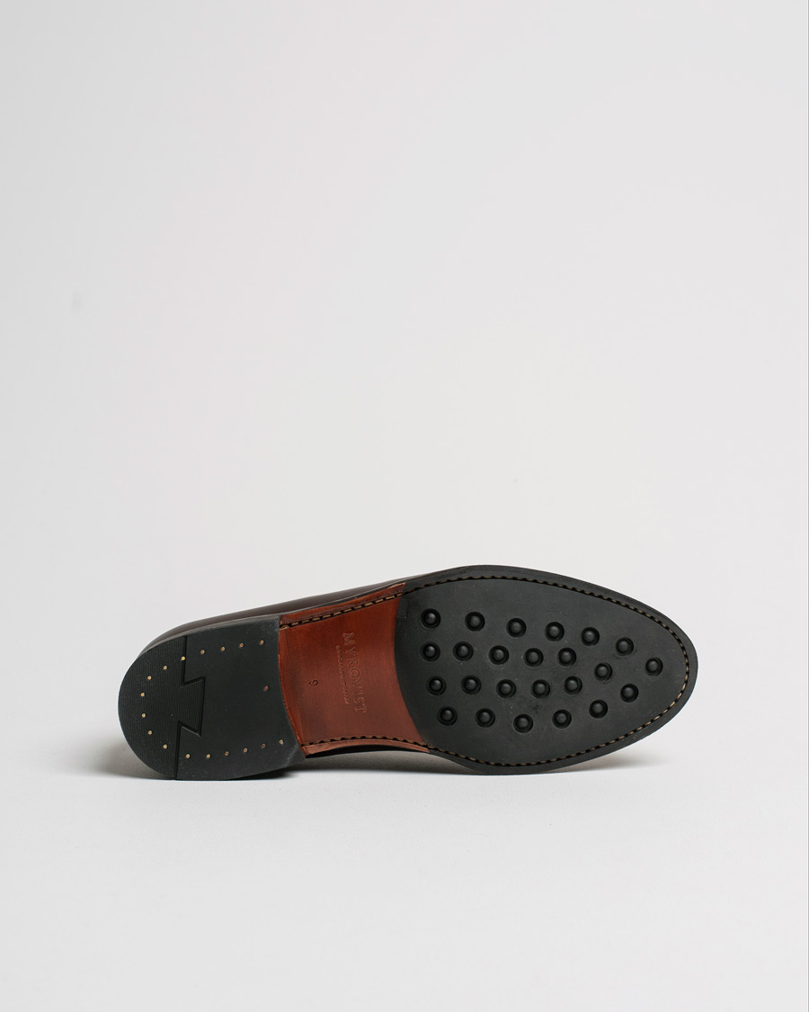 Herren | Myrqvist Stenhammar Loafer Dark Brown Calf | Pre-owned | Myrqvist Stenhammar Loafer Dark Brown Calf