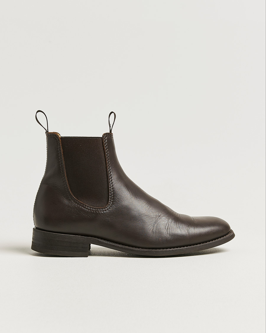 Herren | Pre-owned Rahmengenähte Schuhe | Pre-owned | Myrqvist Granhult Chelsea Boot Brown Calf UK9 - EU43