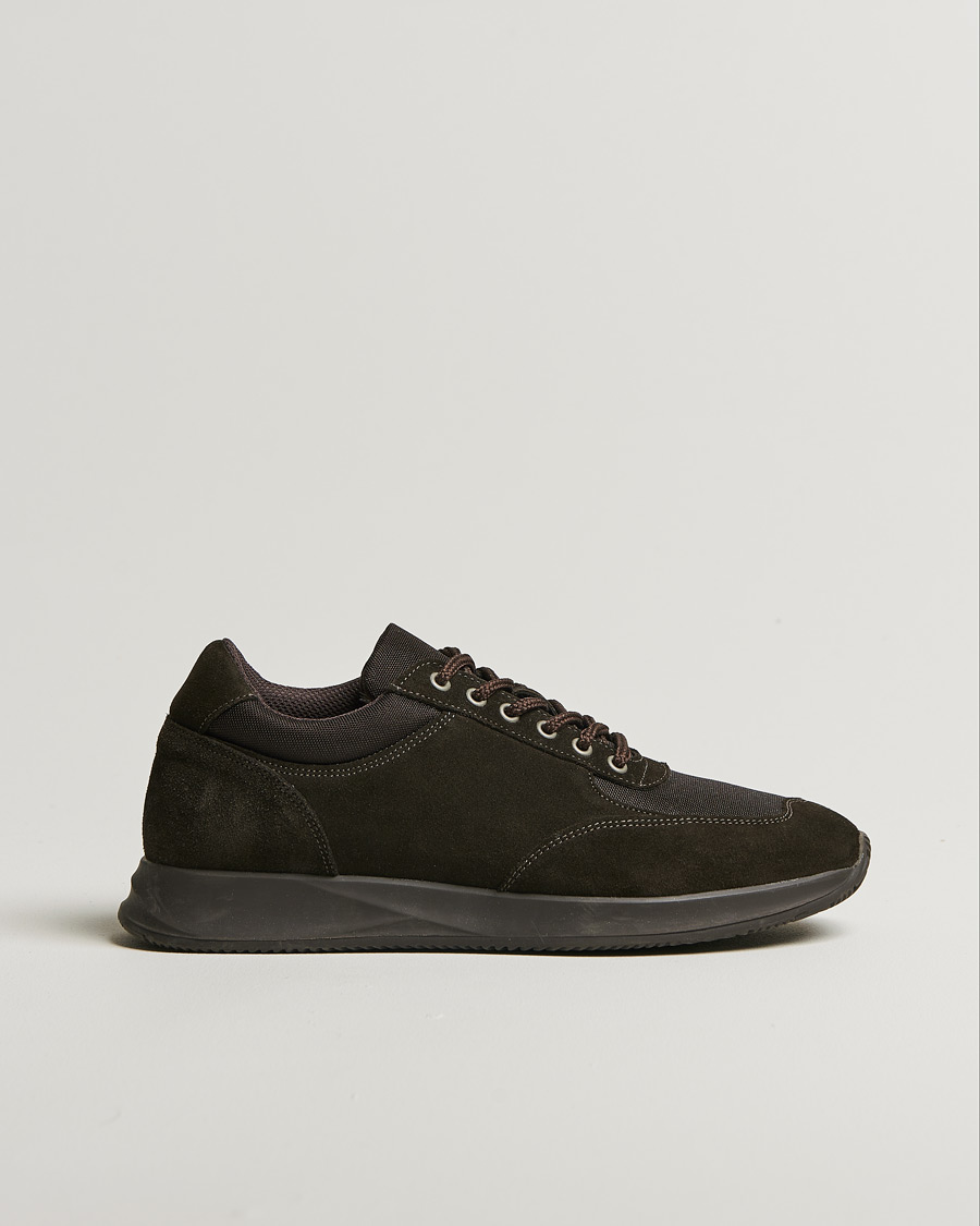 Herren | Myrqvist Stensund Running Sneaker Brown Suede | Pre-owned | Myrqvist Stensund Running Sneaker Brown Suede