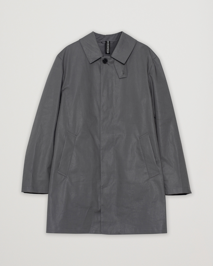Herren | Mackintosh Cambridge Car Coat Cool Grey | Pre-owned | Mackintosh Cambridge Car Coat Cool Grey