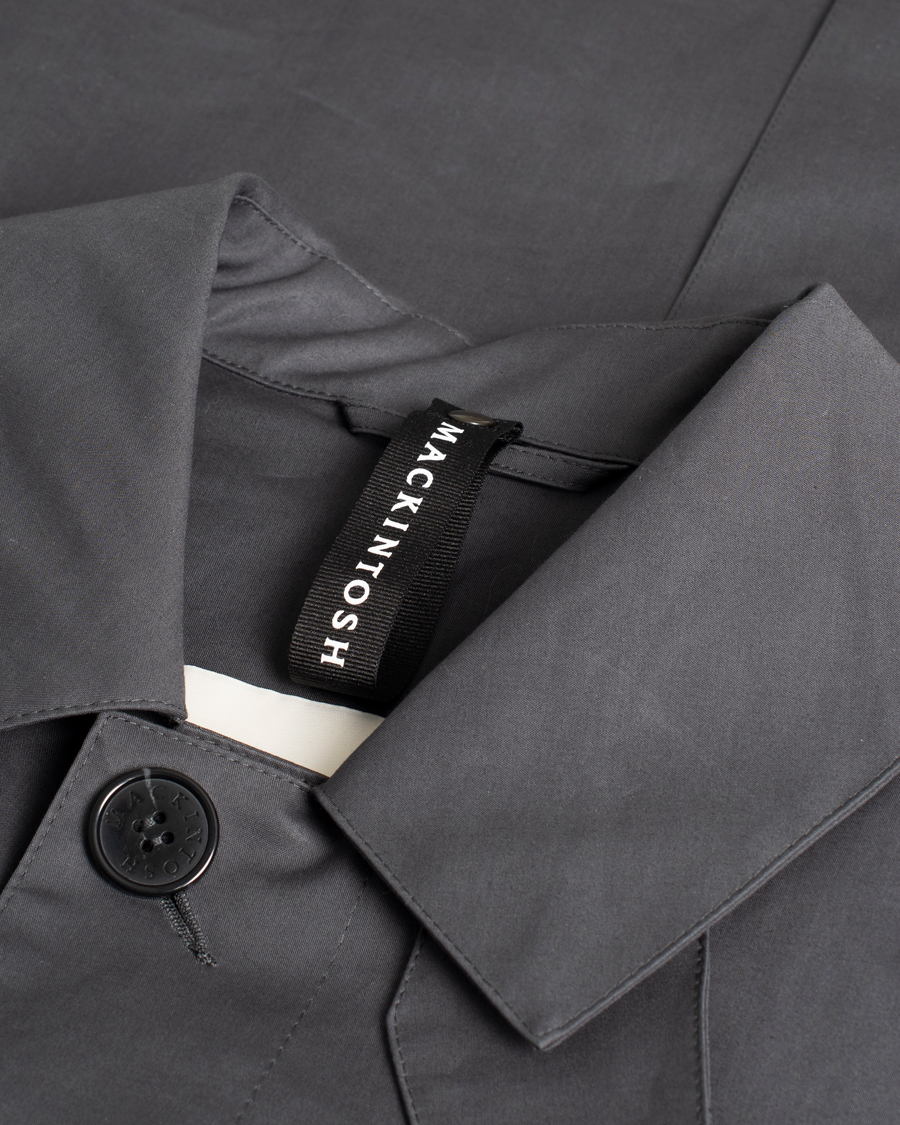 Herren | Mackintosh Cambridge Car Coat Cool Grey | Pre-owned | Mackintosh Cambridge Car Coat Cool Grey