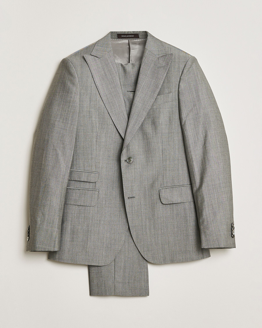 Herren | Pre-owned Anzüge | Pre-owned | Oscar Jacobson Elmer Suit Grey Melange 48