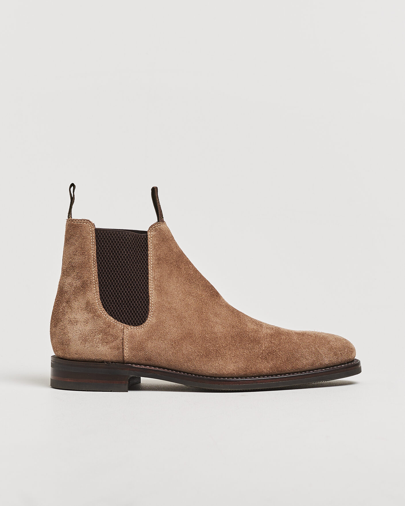 Herren | Pre-owned Rahmengenähte Schuhe | Pre-owned | Loake 1880 Emsworth Chelsea Boot Flint Suede UK9 - EU43