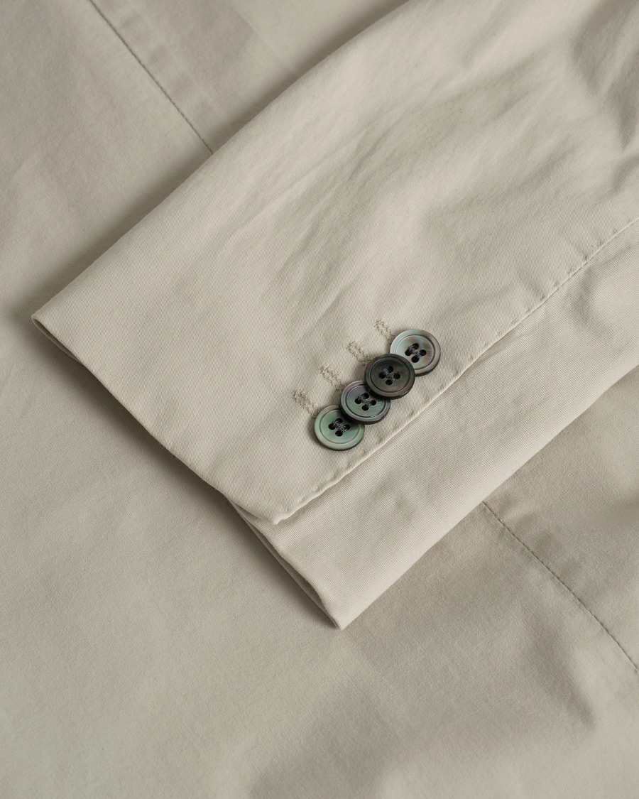 Herren | Oscar Jacobson Ferry Cotton Patch Pocket Blazer Beige 50 | Pre-owned | Oscar Jacobson Ferry Cotton Patch Pocket Blazer Beige 50