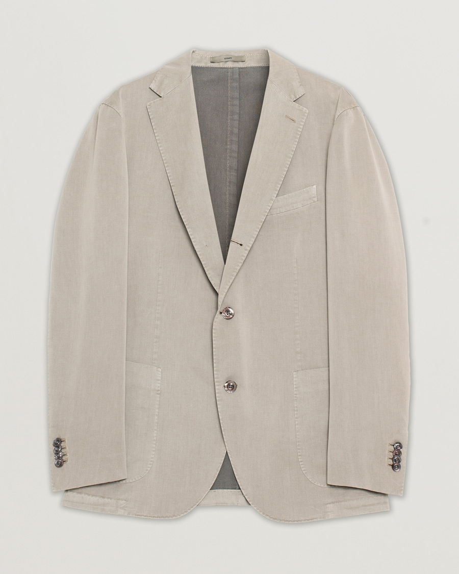 Herren | Pre-owned Sakkos | Pre-owned | Boglioli K Jacket Cotton Blazer Stone 54