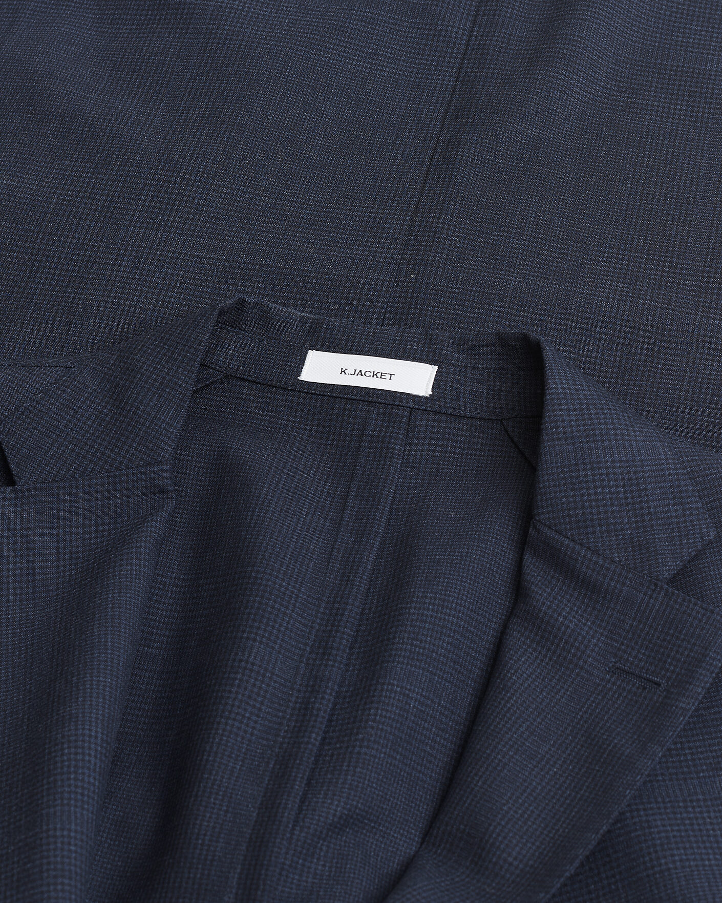 Herren | Pre-owned Sakkos | Pre-owned | Boglioli K Jacket Check Wool & Silk Blazer Navy 54