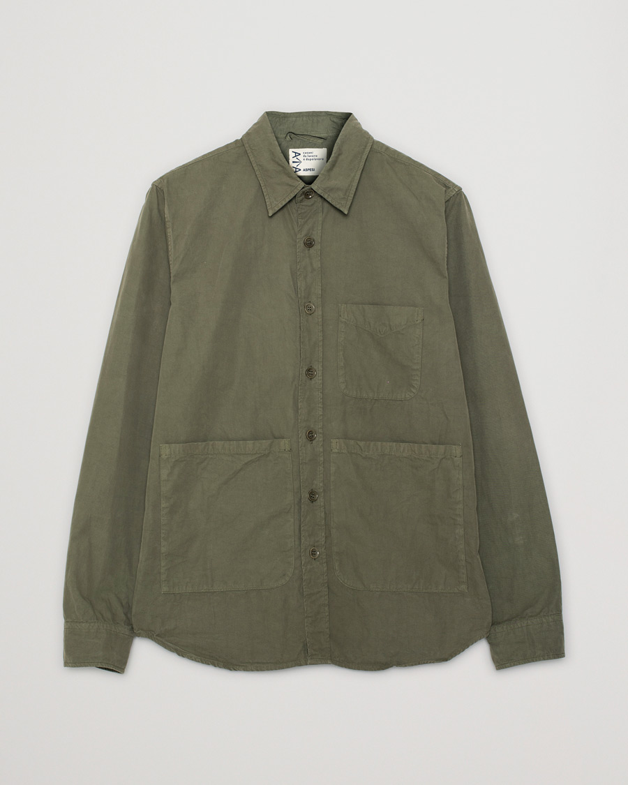 Herren | Jacken | Pre-owned | Aspesi Utility Shirt Jacket Military