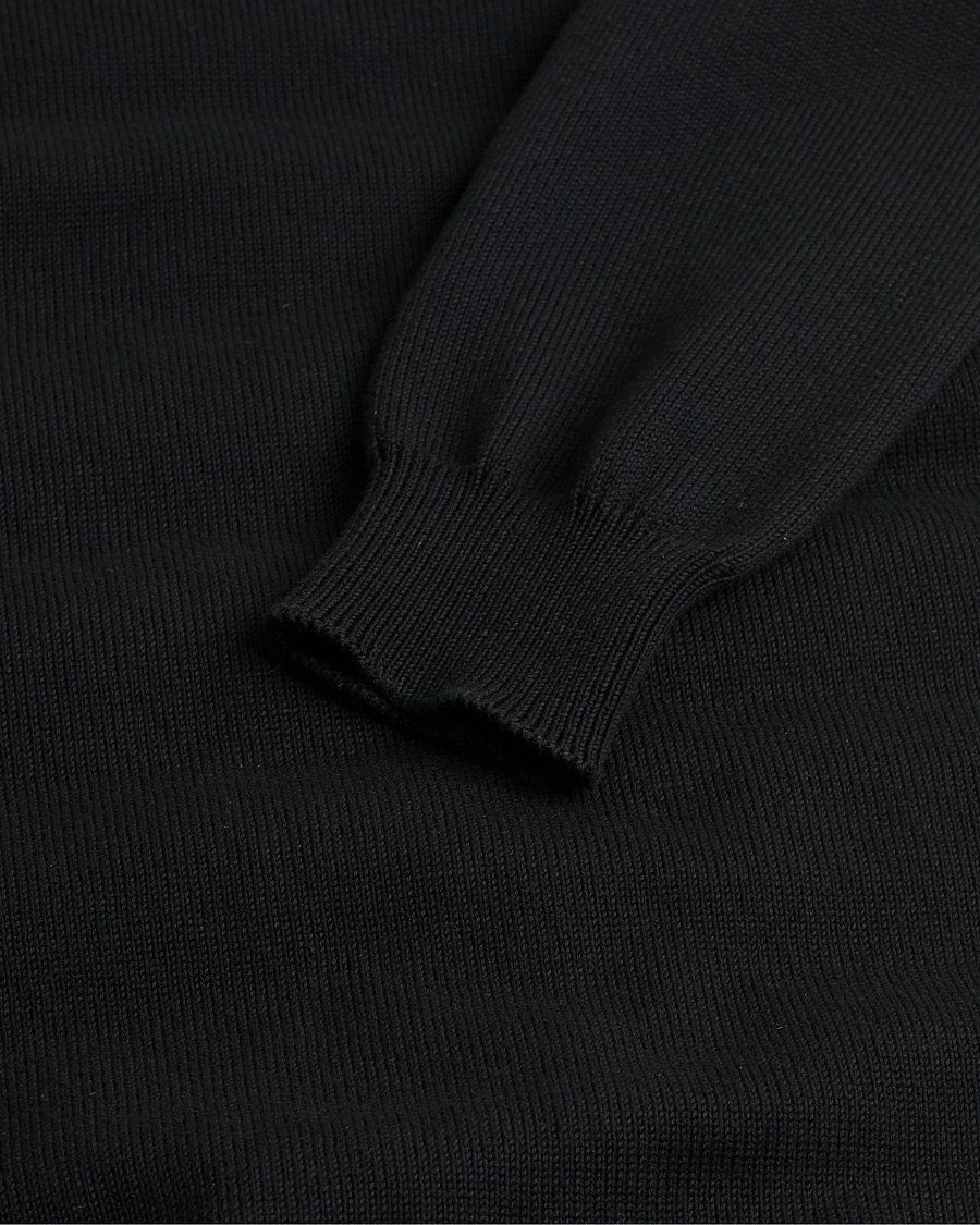 Herren | Moncler Hybrid Zip Cardigan Black | Pre-owned | Moncler Hybrid Zip Cardigan Black