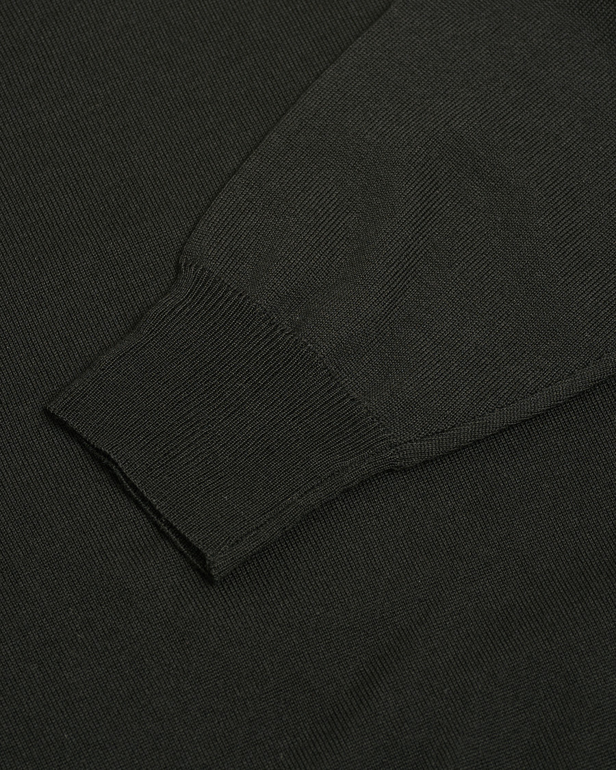 Herren | Pullover | Pre-owned | Canali Merino Wool Crew Neck Black