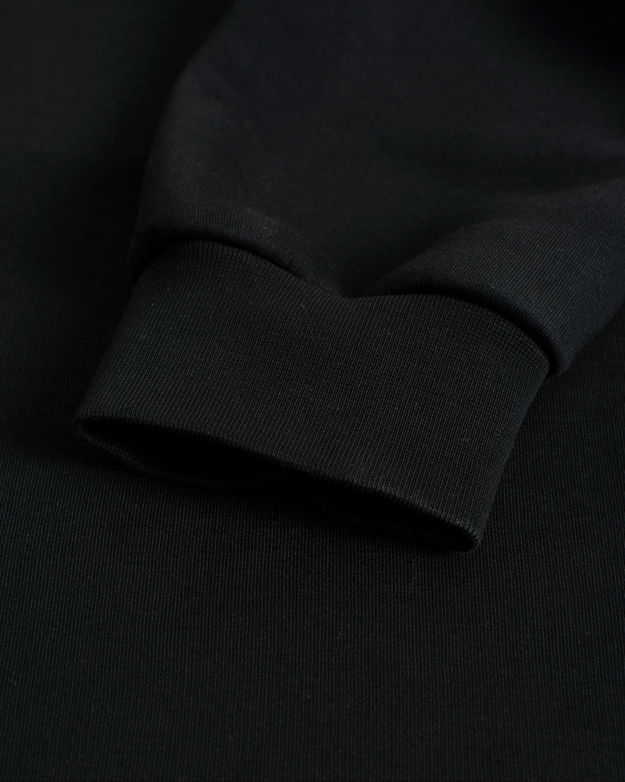 Herren | Acne Studios Half Zip Sweatshirt Black L | Pre-owned | Acne Studios Half Zip Sweatshirt Black L