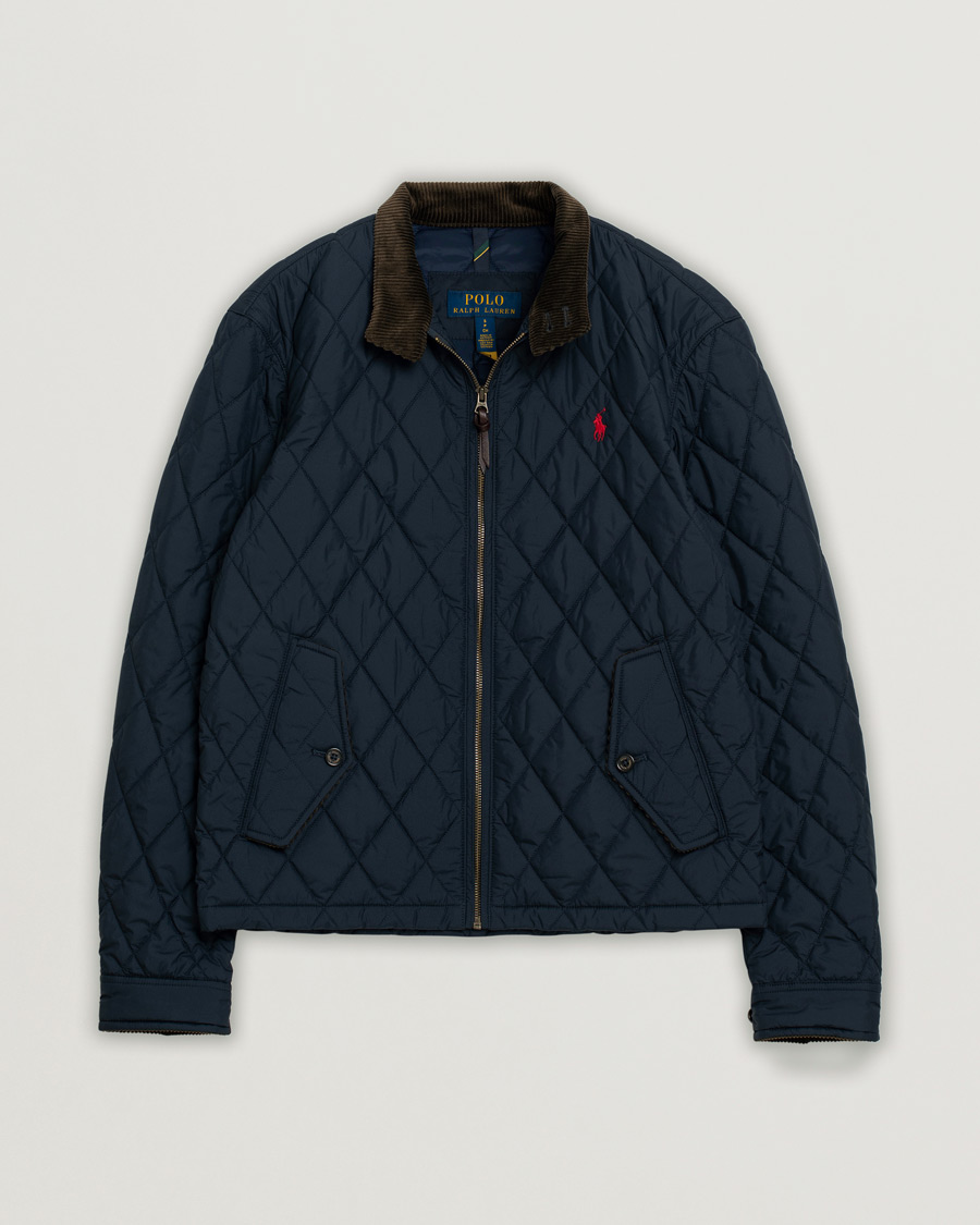 Herren | Polo Ralph Lauren Quilted Jacket Navy S | Pre-owned | Polo Ralph Lauren Quilted Jacket Navy S
