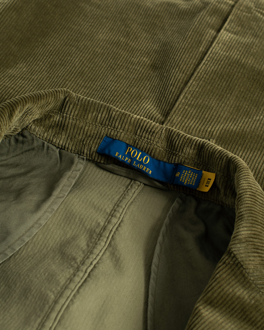 Herren | Sakkos | Pre-owned | Polo Ralph Lauren Corduroy Stretch Blazer Country Olive