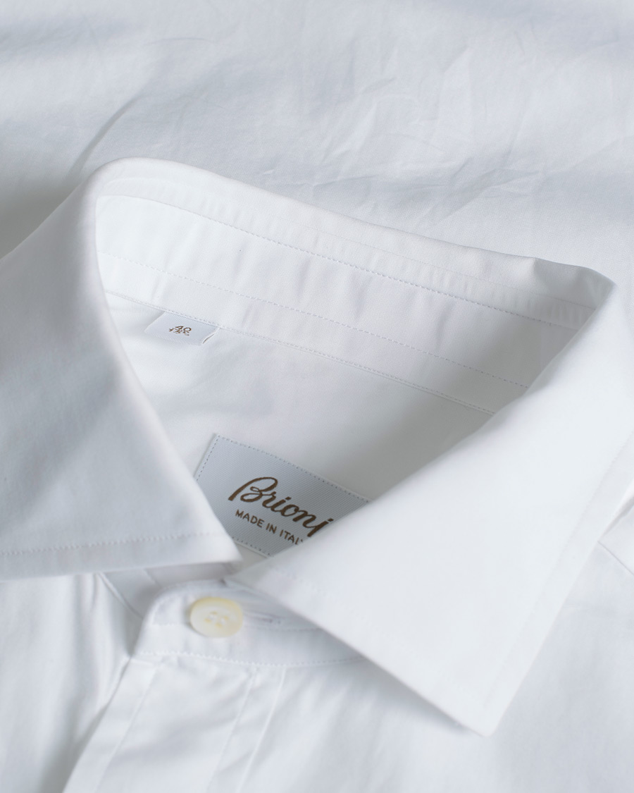 Herren | Hemden | Pre-owned | Brioni Slim Fit Dress Shirt White