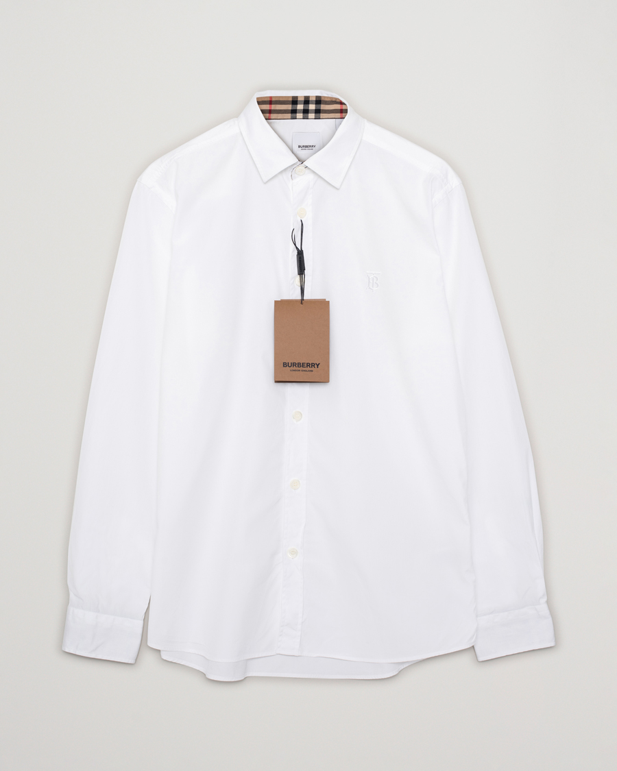Herren | Hemden | Pre-owned | Burberry Slim Fit Dress Shirt White L