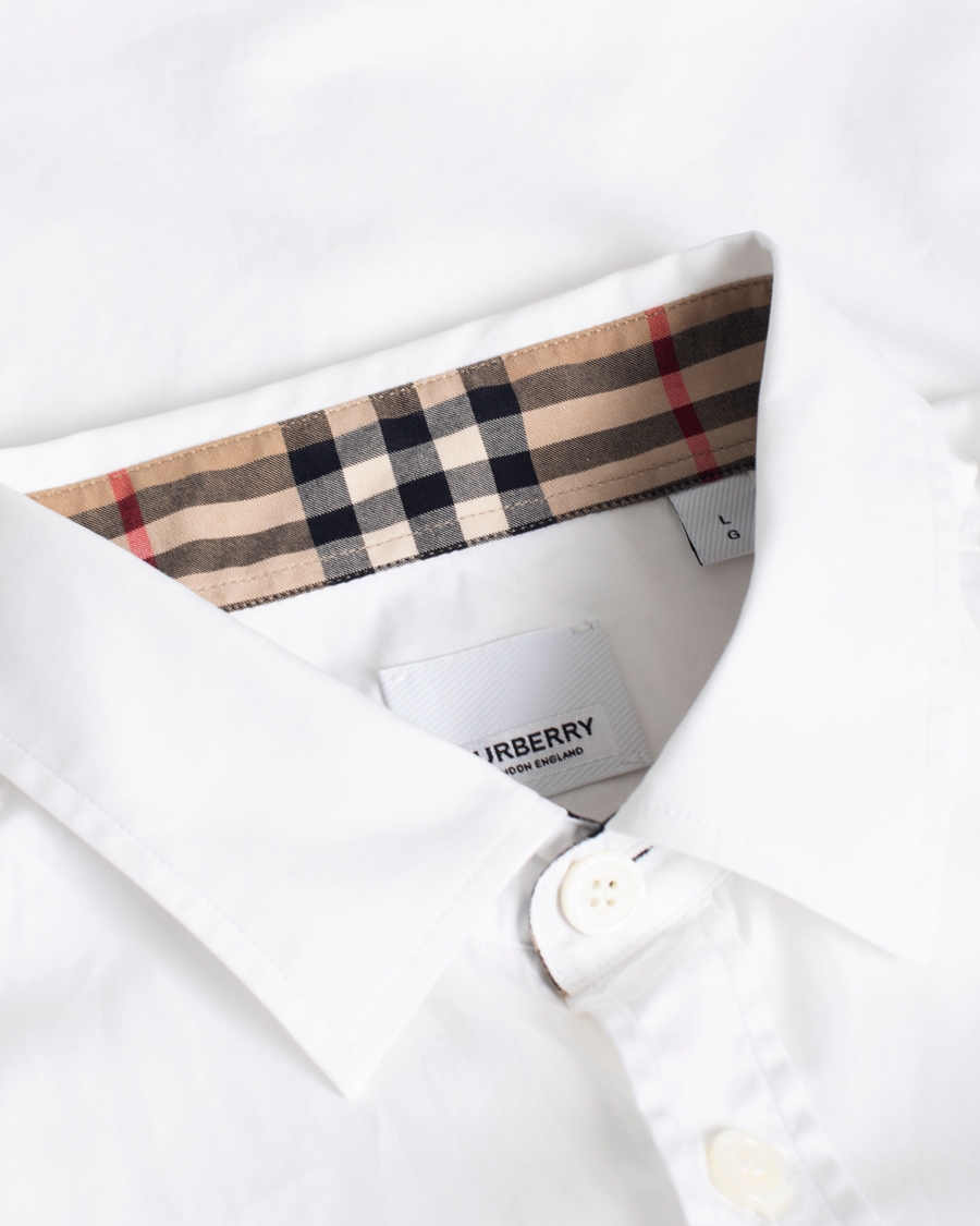 Herren | Hemden | Pre-owned | Burberry Slim Fit Dress Shirt White L