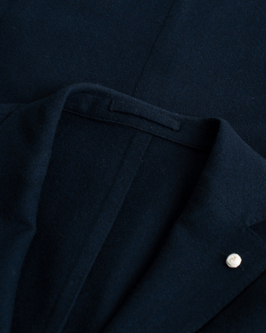 Herren | Sakkos | Pre-owned | Luigi Bianchi Mantova Navy Cashmere Blazer 50