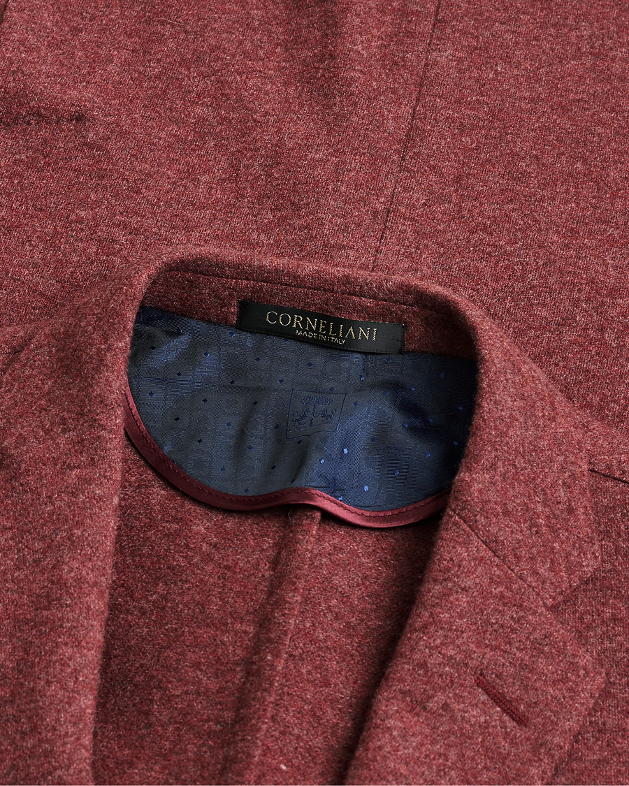 Herren | Pre-owned Sakkos | Pre-owned | Corneliani Unlined Knitted Cashmere Blazer Rust 48