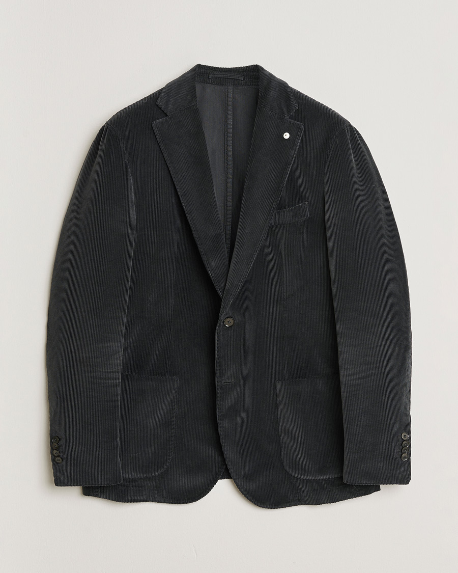 Herren | Pre-owned Sakkos | Pre-owned | L.B.M. 1911 Jack Corduroy Blazer Grey 54