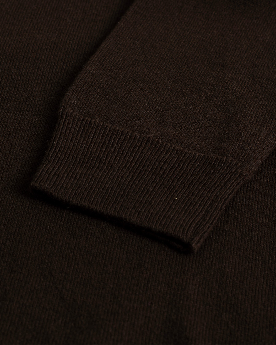 Herren | Zanone Virgin Wool/Cashmere Rollneck Brown 50 | Pre-owned | Zanone Virgin Wool/Cashmere Rollneck Brown 50